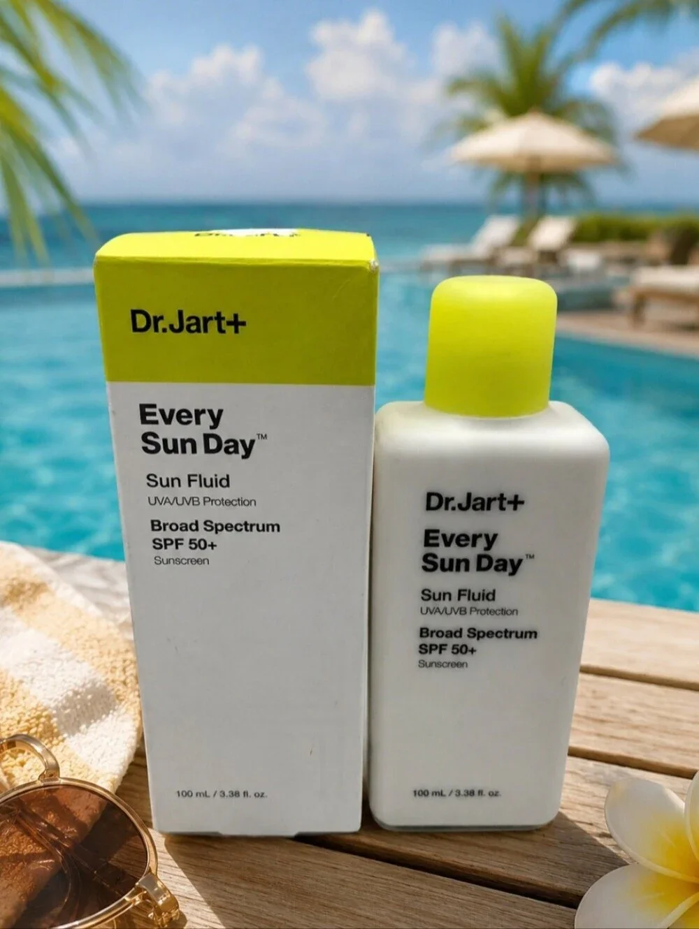 Dr.Jart+ Every Sun Day Sun Fluid Sunscreen SPF 50+ 3.38 Fl Oz New Sealed box